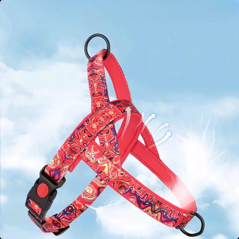 Harnais pour chien - DogSafeHarness™ - Rouge - Heureuxchien